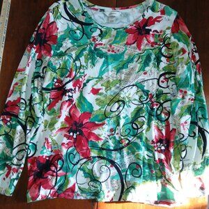 Christopher & Banks size X Christmas shirt